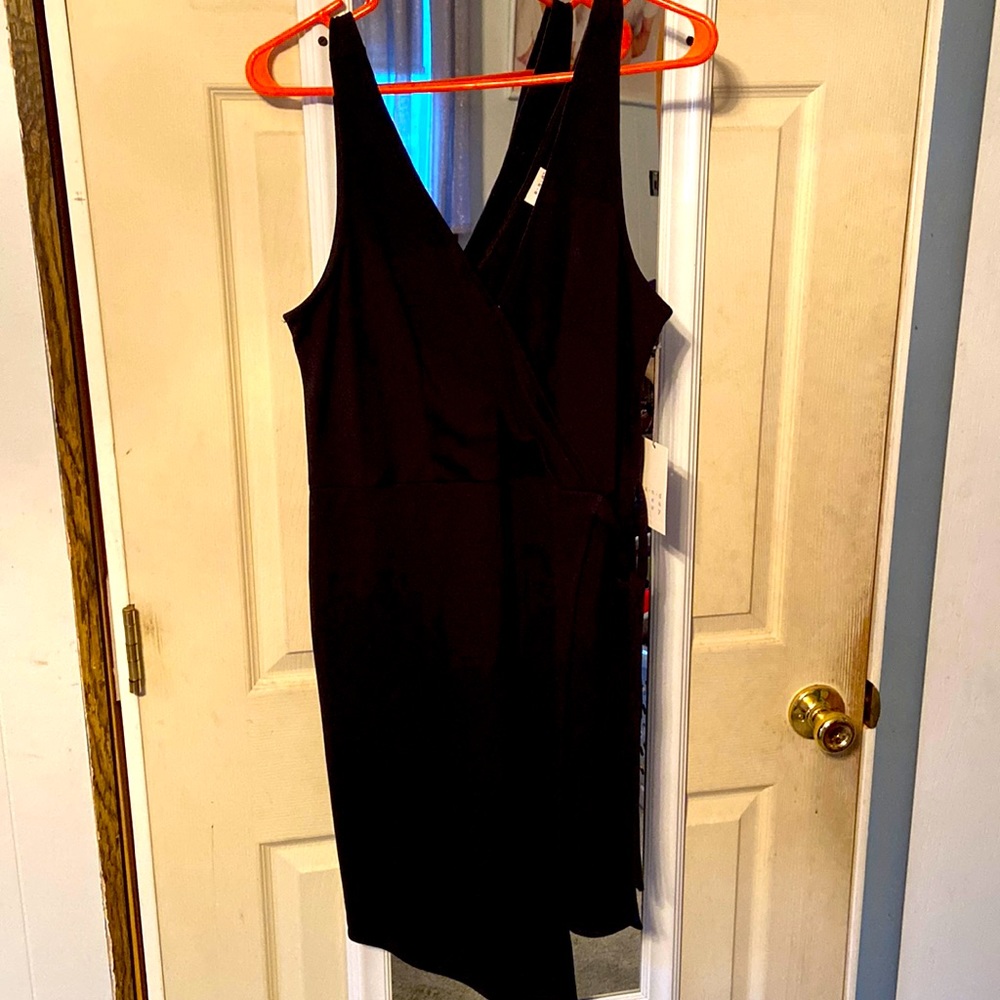 Black Wrap Dress! Never worn!